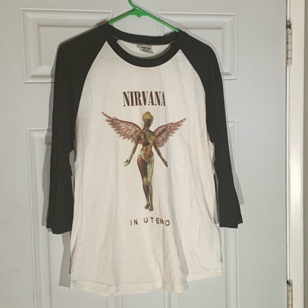 Nirvana 3/4 sleeve shirt